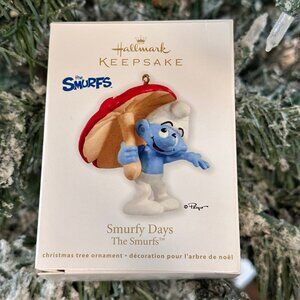 Hallmark Smurf Ornament